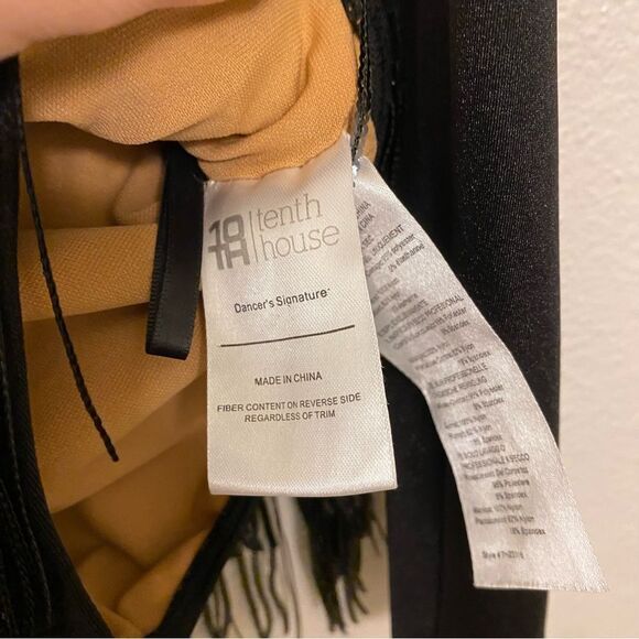 Revolution 10th House Dance Costume 2 piece black sequin BIONIC TH23116 SALC PA - Picture 11 of 16